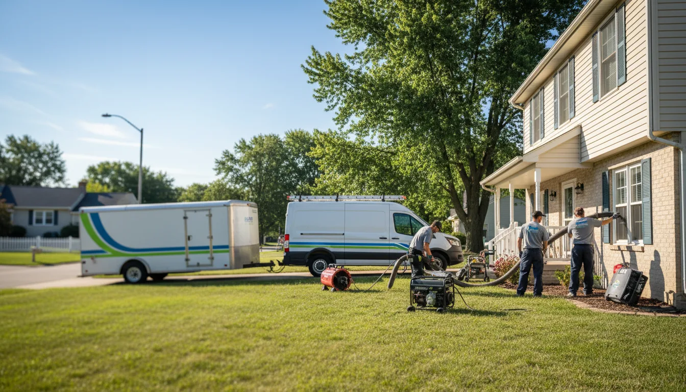 Flooded Basement Restoration And Cleanup With Repair in South Sioux City, NE near me